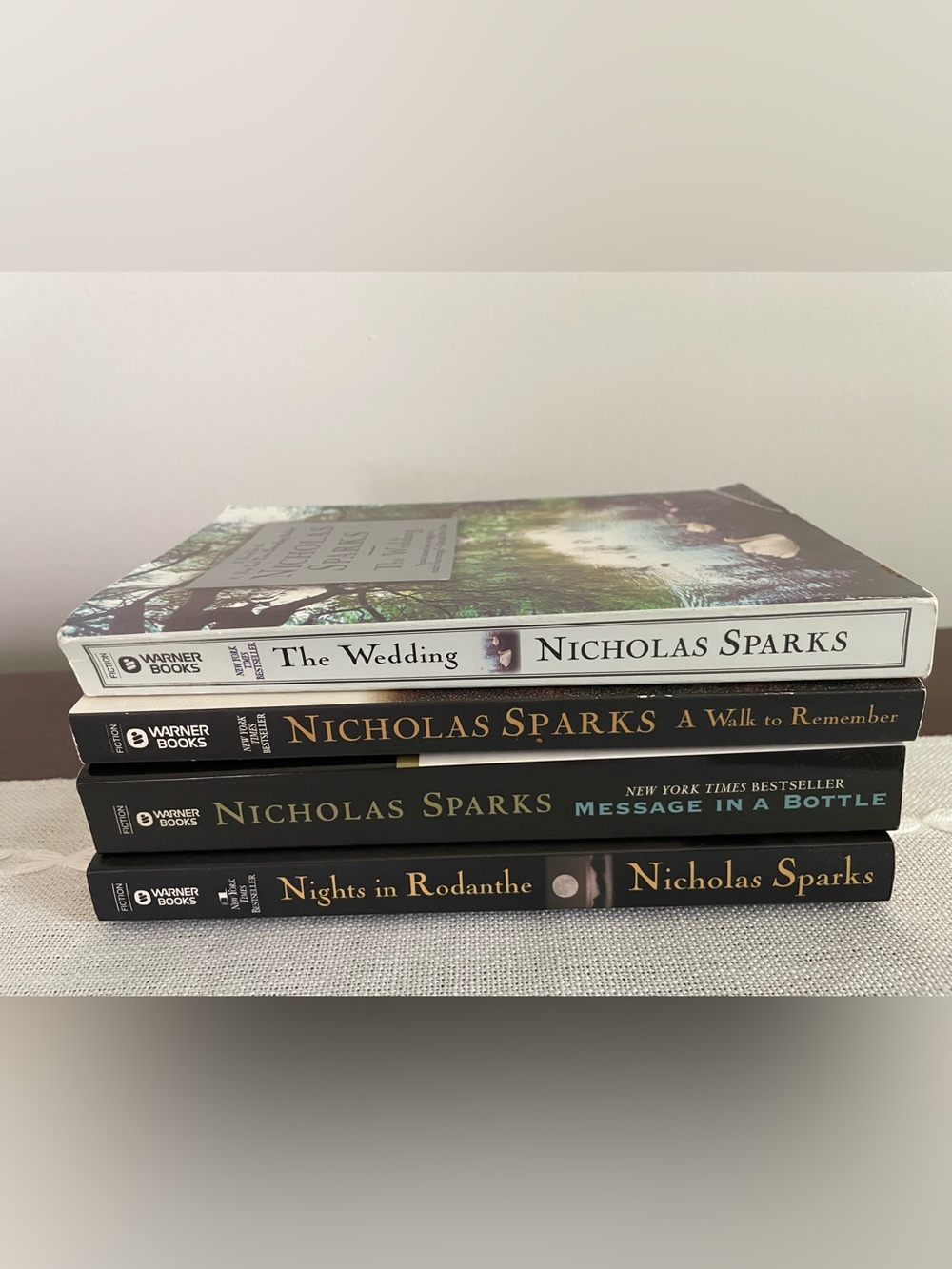 Nicholas Sparks The Wedding Night in Rodanthe Message in a Bottle A Walk to Rem